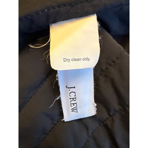 J. Crew Mens Medium Black Wool Blend Coat With Thinsulate Lining - Picture 4 of 5